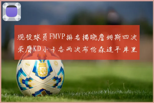 现役球员FMVP排名揭晓詹姆斯四次荣膺KD小卡各两次布伦森追平库里与约基奇